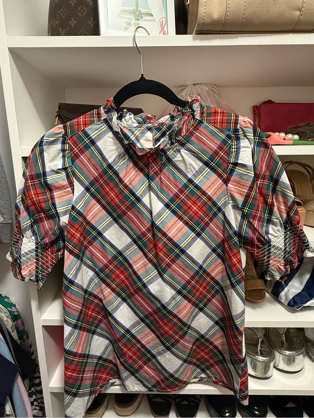 J.Crew Tartan top
